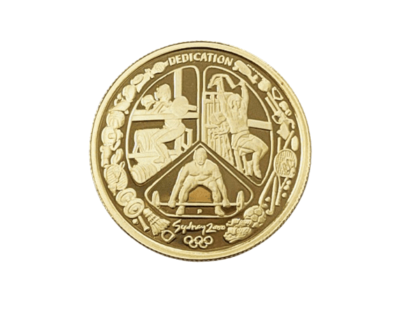 2000澳洲雪梨奧運精鑄金幣10克(奉獻精神版) 商品圖