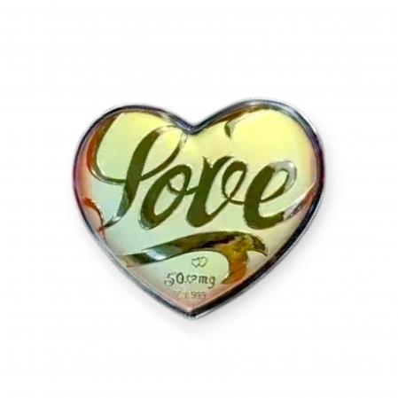 黃金擺件-愛心禮盒 LOVE 0.05克 商品圖