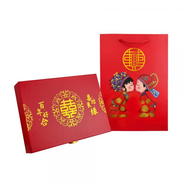 黃金擺件1克 禮盒款-永結同心 商品圖