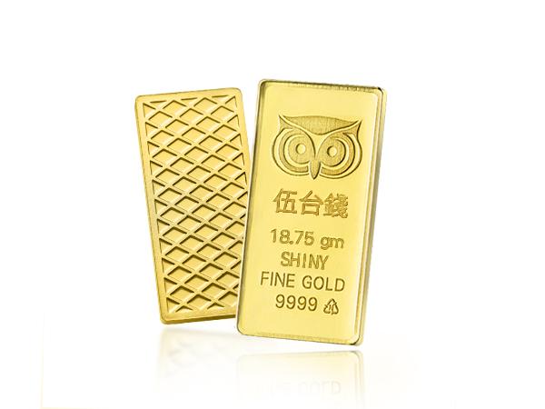 炫麗咕咕招財金條5錢（.9999） 商品圖
