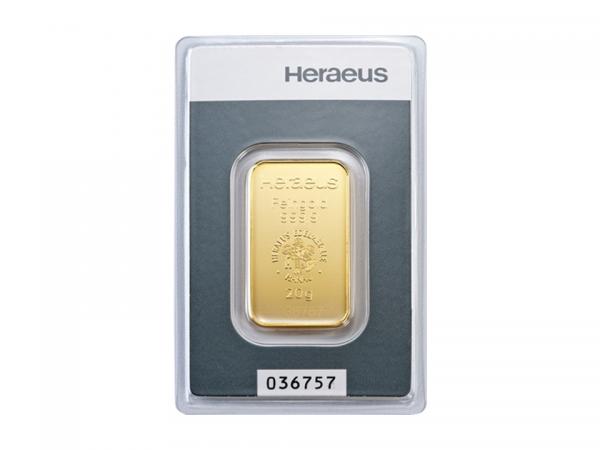 Heraeus賀利氏金條20克 商品圖