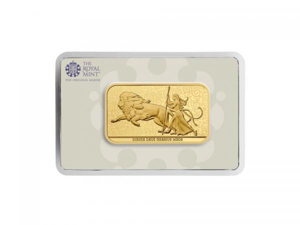 英國皇家仙后 - 尤娜與獅子金條1盎司 商品圖