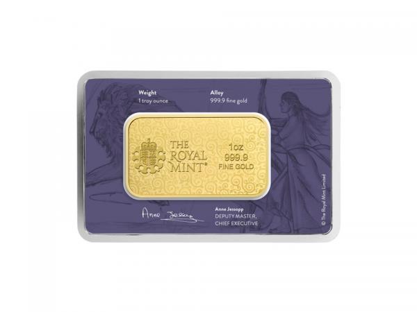 英國皇家仙后 - 尤娜與獅子金條1盎司 商品圖