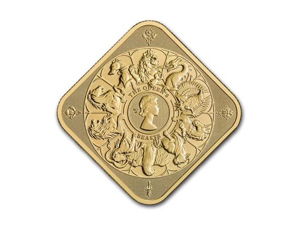 英國王室野獸系列-十紋獸金條1盎司 商品圖