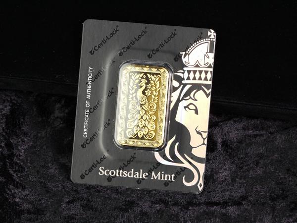 Scottsdale獅王金條1盎司-輝煌孔雀 商品圖