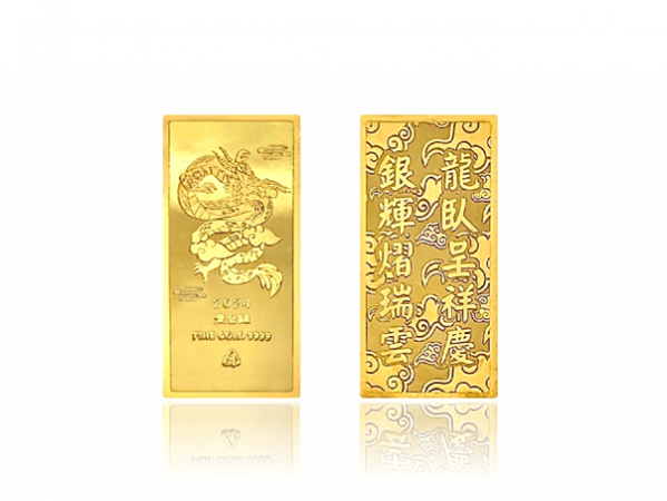 炫麗騰龍紀念金條1錢 商品圖