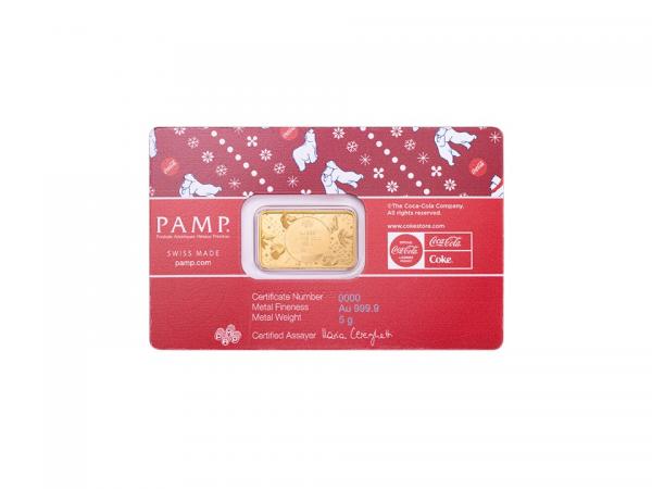 PAMP可口可樂北極熊金條5克 商品圖