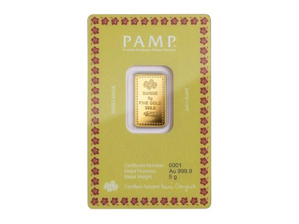 2024PAMP排燈節 - 財富吉祥女神與孔雀金條5克 商品圖
