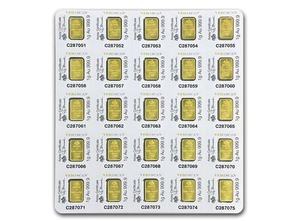 PAMP金條1克X25片 商品圖
