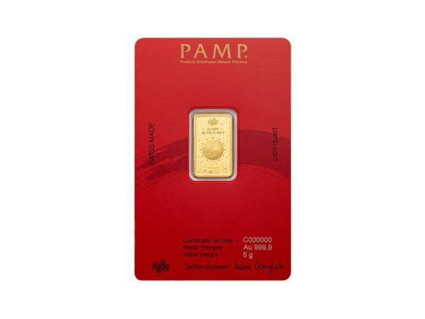 2026PAMP生肖馬年金條5克 商品圖