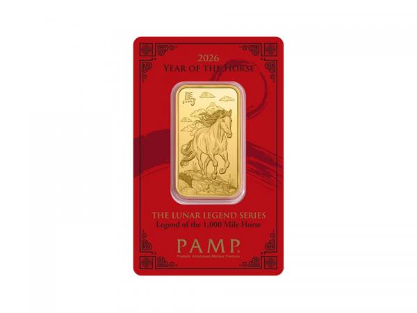 2026PAMP生肖馬年金條1盎司 商品圖
