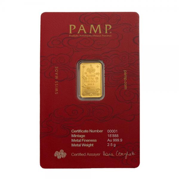 PAMP招財貓金條2.5克 商品圖