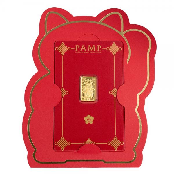 PAMP招財貓金條2.5克 商品圖