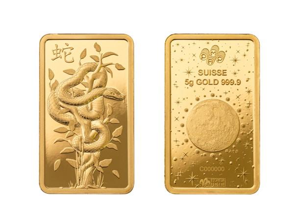 2025PAMP生肖蛇年金條5克 商品圖