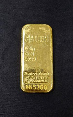 回收 UBS瑞士金條500克
