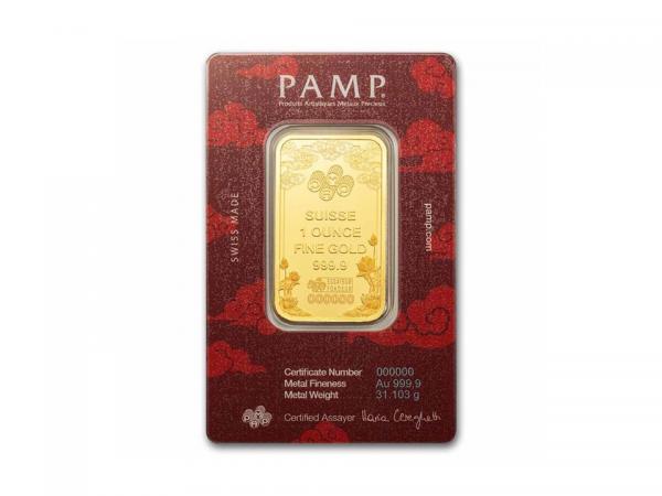 2025PAMP好運黃龍金條1盎司 商品圖