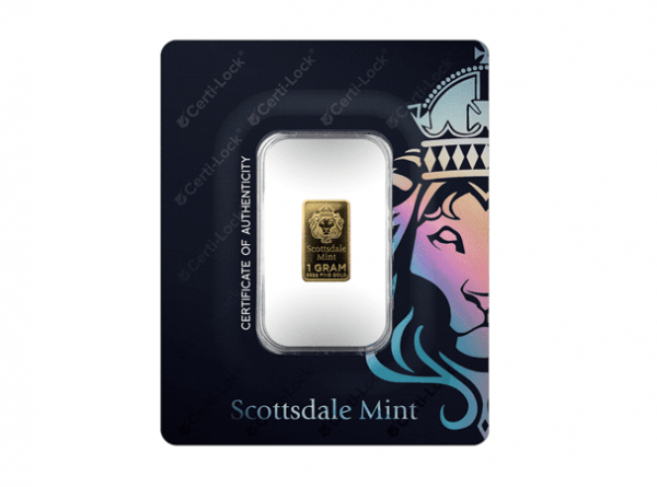 Scottsdale獅王金條1克 商品圖