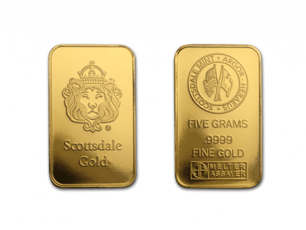 Scottsdale獅王金條5克 商品圖