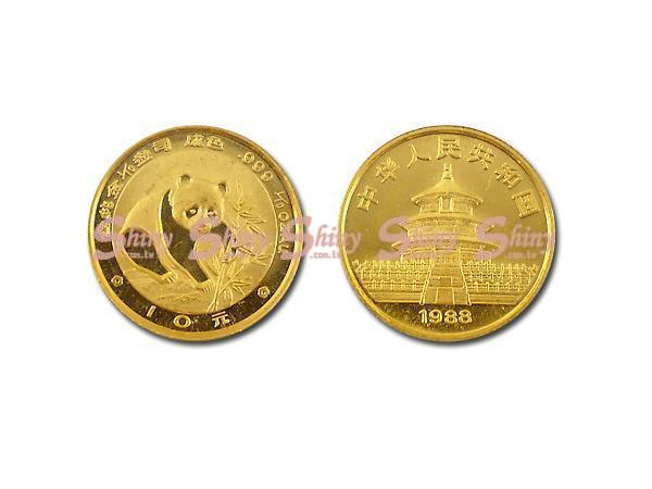 1988中國熊貓金幣0.1盎司 商品圖