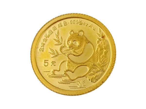 1991中國熊貓金幣0.05盎司 商品圖