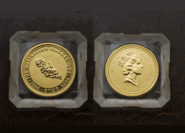 1988澳洲鴻運金幣0.25盎司 商品圖