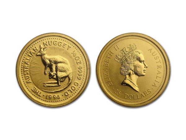 1994澳洲袋鼠金幣0.25盎司 商品圖