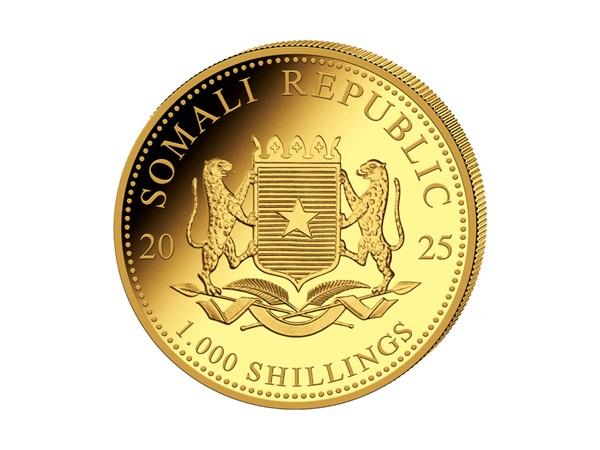 2025索馬利亞非洲象金幣1盎司 商品圖