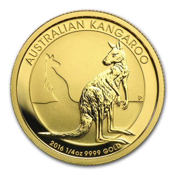 2016澳洲袋鼠金幣0.25盎司 商品圖