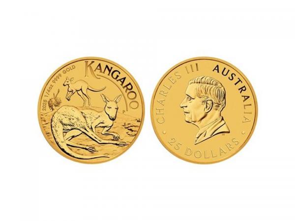 2025澳洲袋鼠金幣0.25盎司 商品圖
