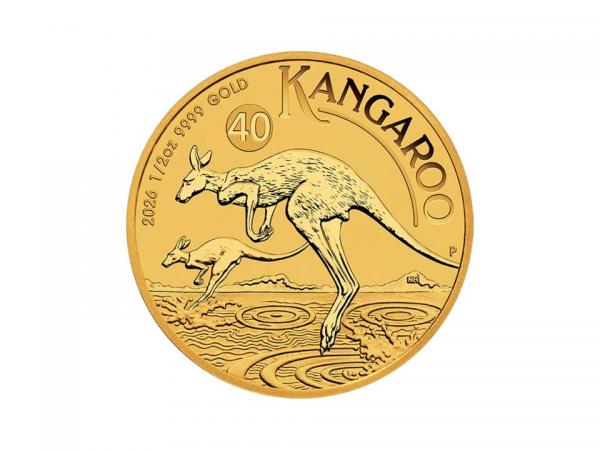 2026澳洲袋鼠金幣0.5盎司 商品圖