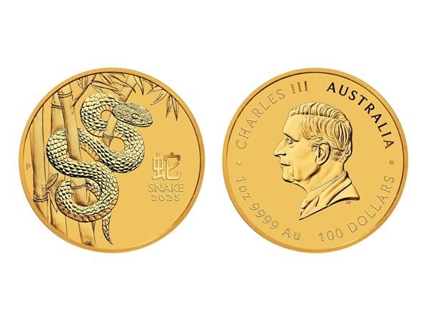 2025澳洲生肖蛇年金幣1盎司(系列III) 商品圖