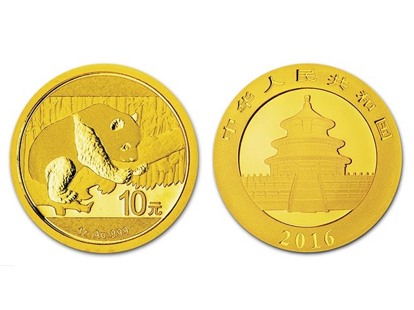 2016中國熊貓金幣1克 商品圖