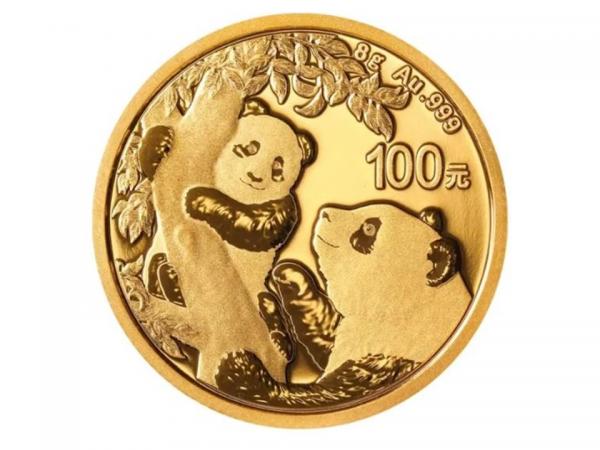 2021中國熊貓金幣8克 商品圖