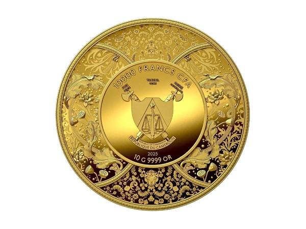 2025喀麥隆印度神話 - 杜迦女神金幣10克 商品圖