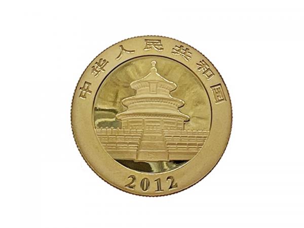 2012中國熊貓金幣0.5盎司 商品圖
