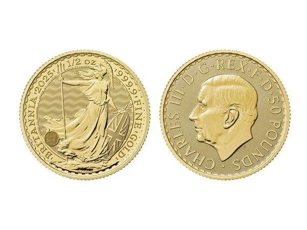 2025英國大不列顛金幣0.5盎司 商品圖