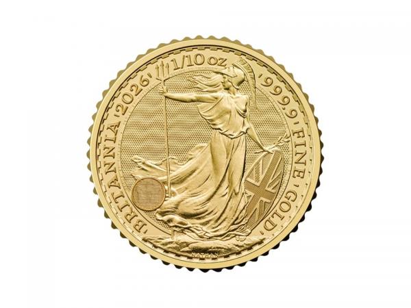 2026英國大不列顛金幣0.1盎司 商品圖