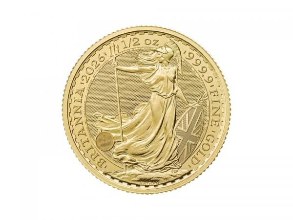 2026英國大不列顛金幣0.5盎司 商品圖