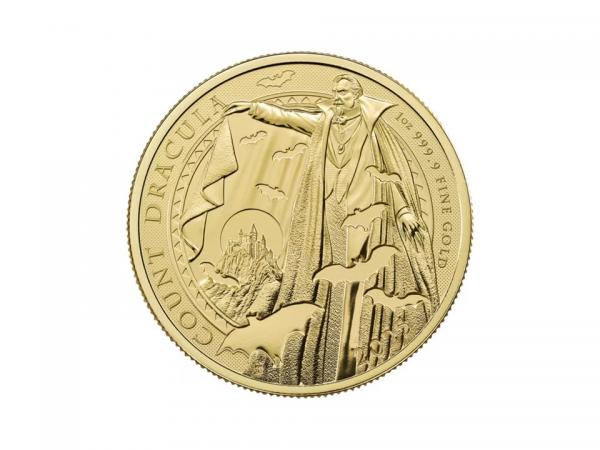 2025英國哥德式驚悚 - 德古拉伯爵金幣1盎司 商品圖