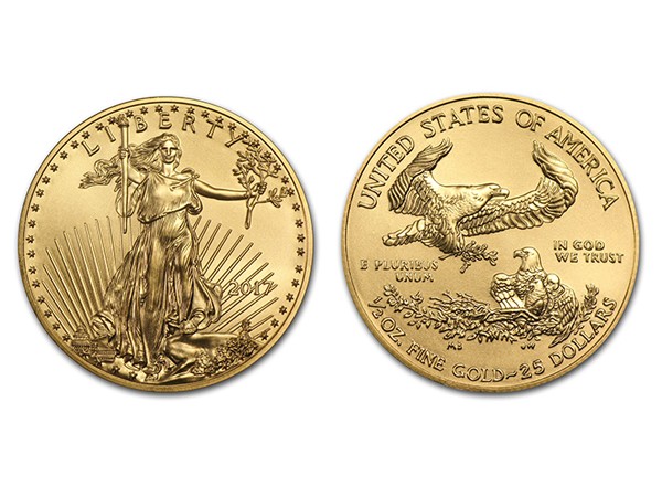 2017美国鹰扬金币0.5盎司