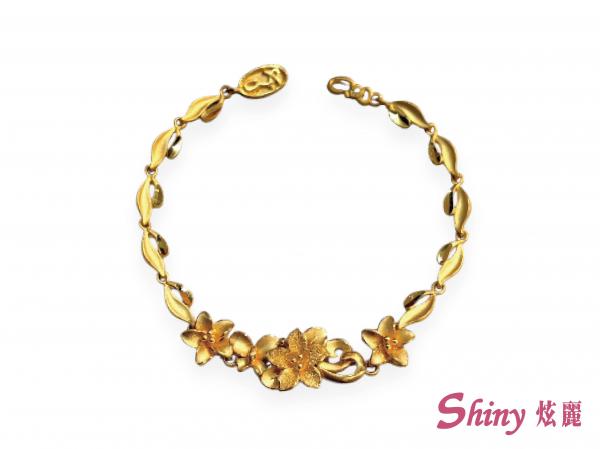 黃金花型手鍊 3.23錢 17CM 商品圖