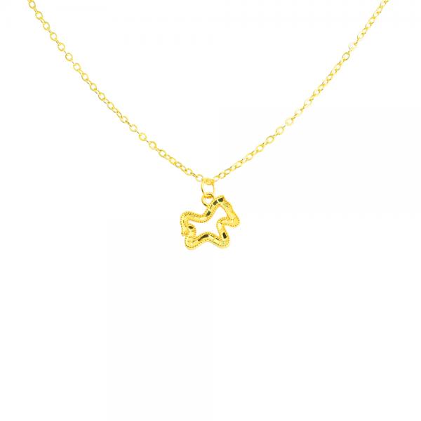 5D黃金馬年開運墜子 0.08錢-素面款 商品圖