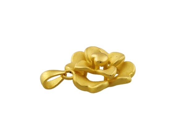 黃金硬金花型墜飾0.60錢(不含鍊) 商品圖