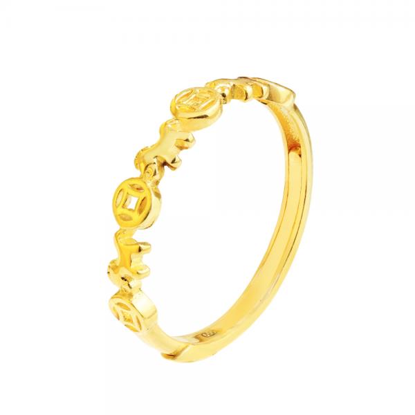 5G黃金馬年開運戒指 0.54錢 商品圖