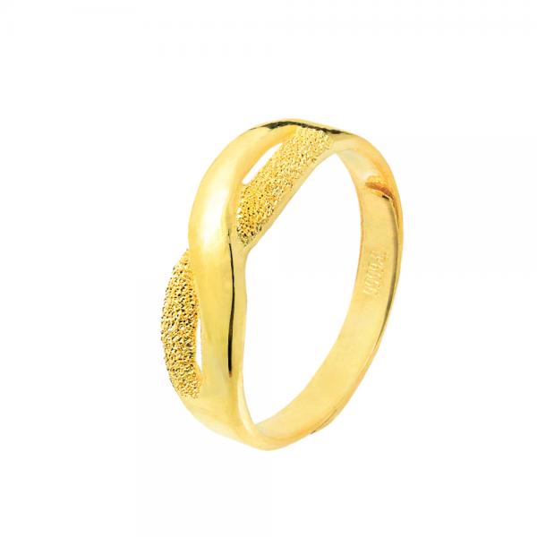 黃金對戒男戒 1.16錢 交織款 商品圖