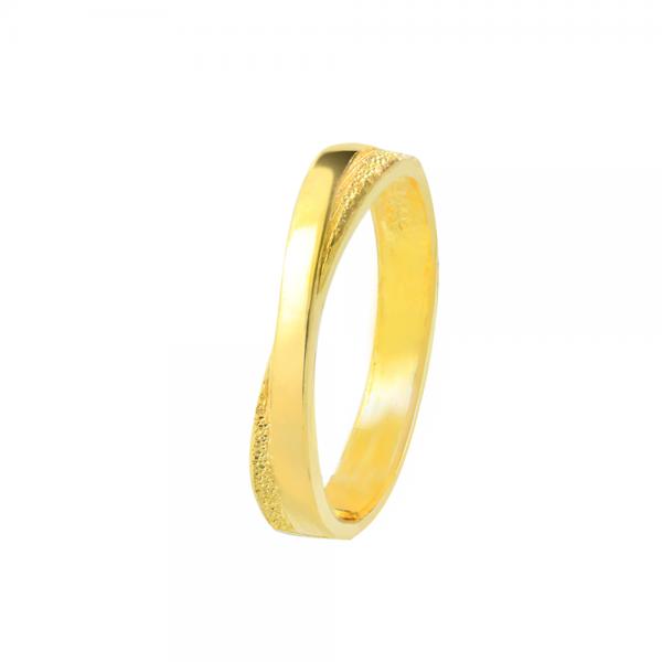 黃金對戒男戒 1.50錢 交叉款 商品圖