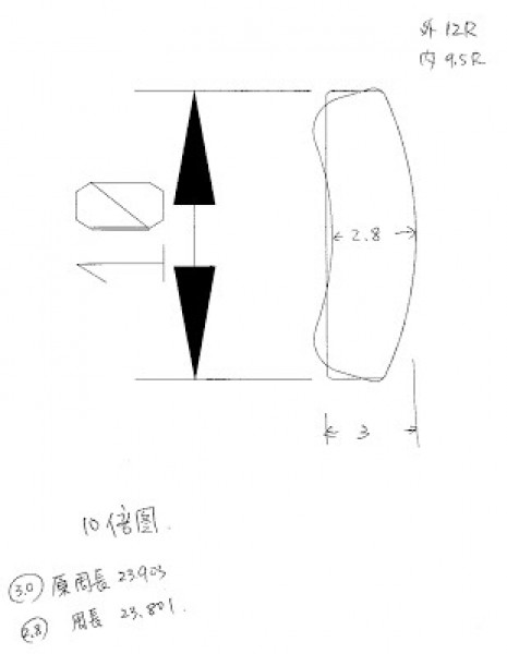 訂製半圓銀條 商品圖