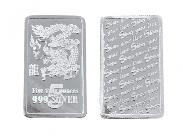 炫麗龍雕銀條5盎司精裝版（.999） 商品圖