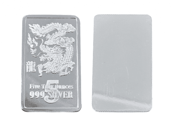 炫麗龍雕銀條5盎司精裝版（.999） 商品圖