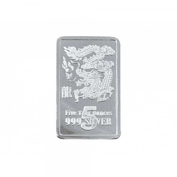 炫麗龍雕銀條5盎司精裝版（.999） 商品圖